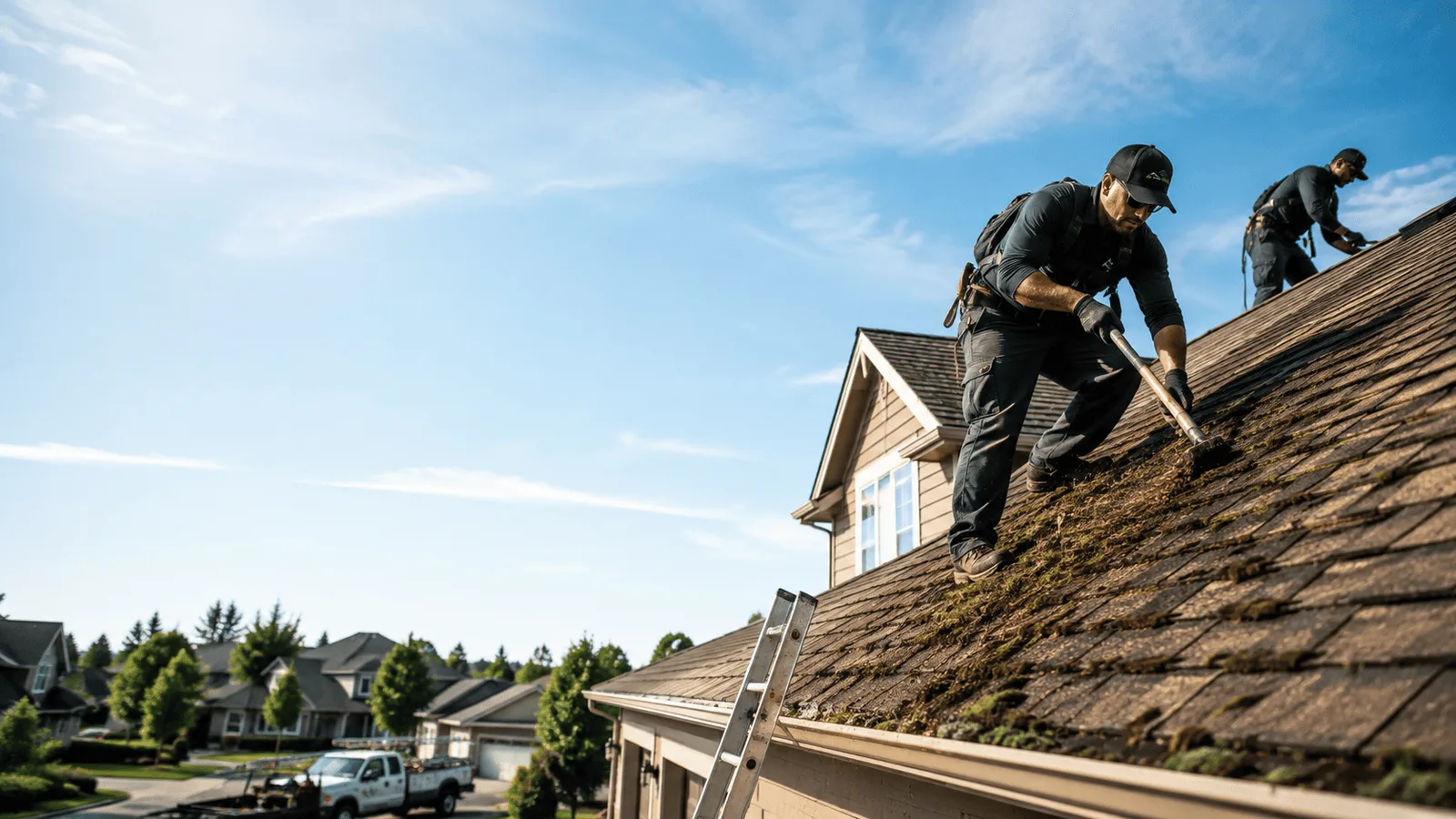 Roof Moss Removal in Half Way, MO near me